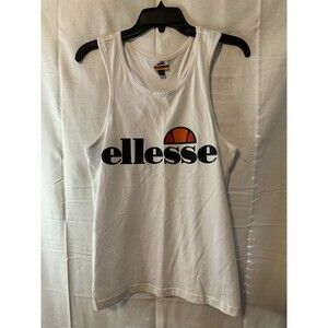 *Ellesse Women's Abigaille Vest Top - Off-White - UK Size 6